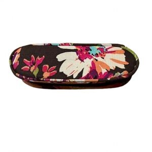 Vera Bradley Floral Patterned Zippered Reading Glasses Eyeglasses Case Accessory